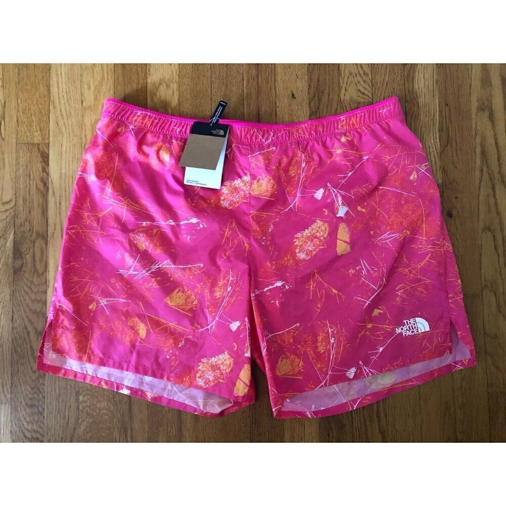 NWT The North Face Mens Size XXL Limitless Run Shorts Pink Orange